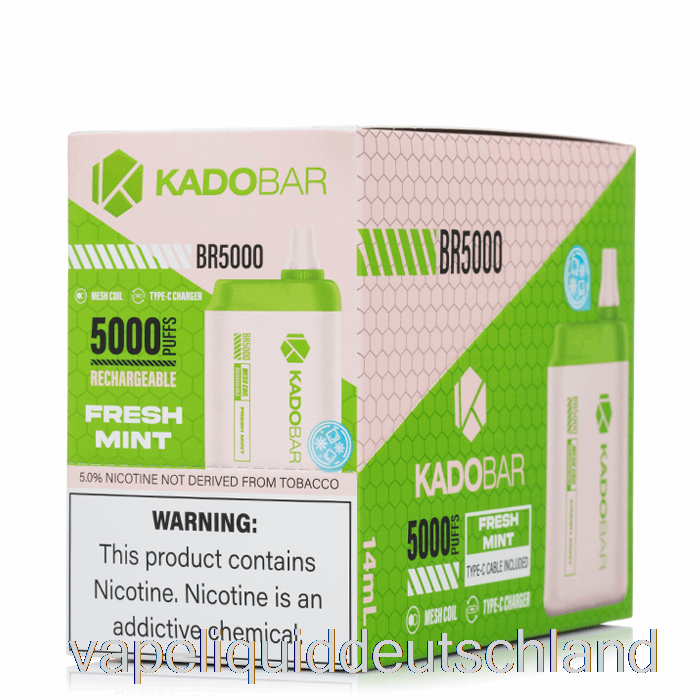 [5er-Pack] Kado Bar BR5000 Einweg-Vape-Flüssigkeit